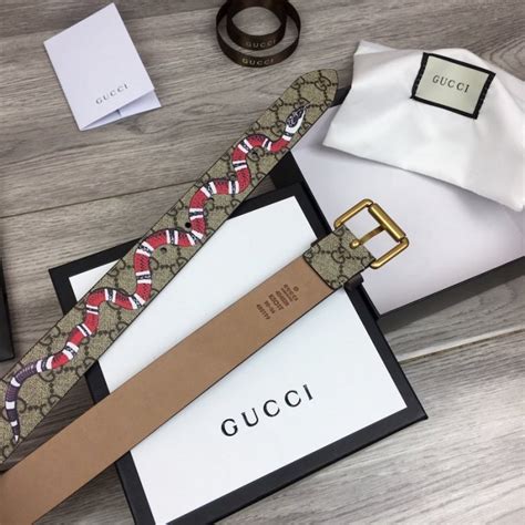 fake gucci kingsnake belt|Gucci belt clearance.